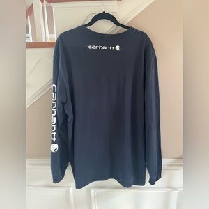 Carhartt Navy Long Sleeve Tee